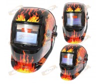 MTM Auto Darkening ANSI CE Welding Helmet Black skull XDH Welder